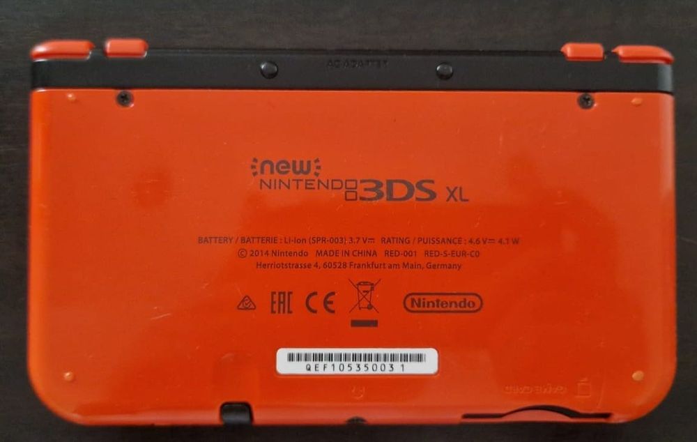 Nitendo new 3ds modat 500gb