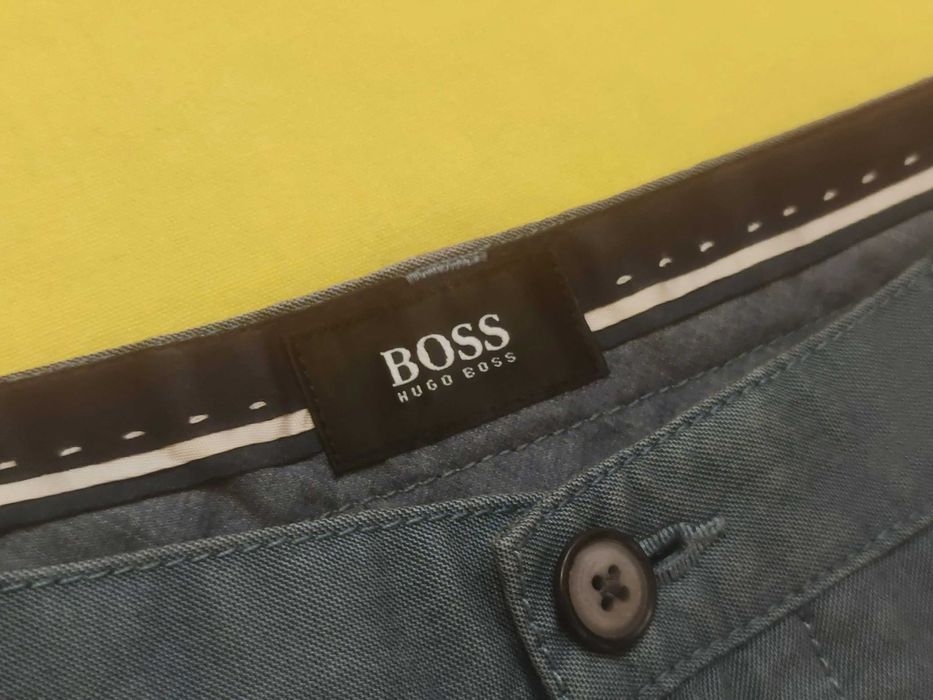 Pantaloni eleganti Hugo Boss - Blue Smoke