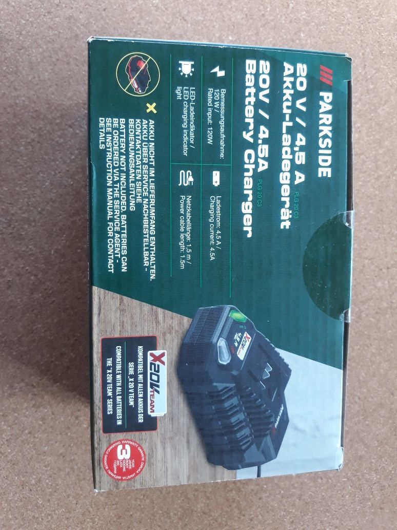 Încarcator 6Ah acumulator 12v parkside,incarcator 20v parkside