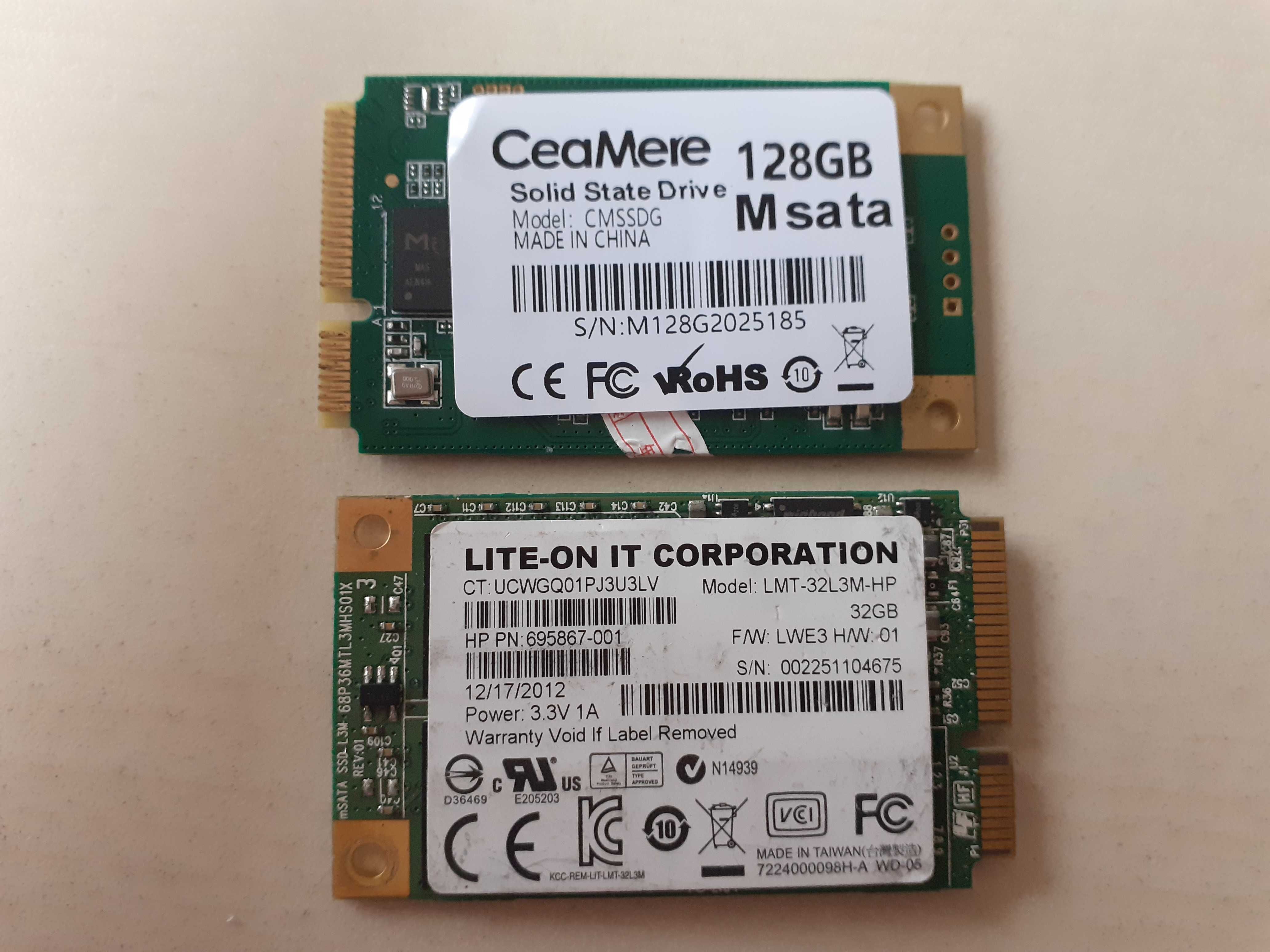 msata ssd 128 GB