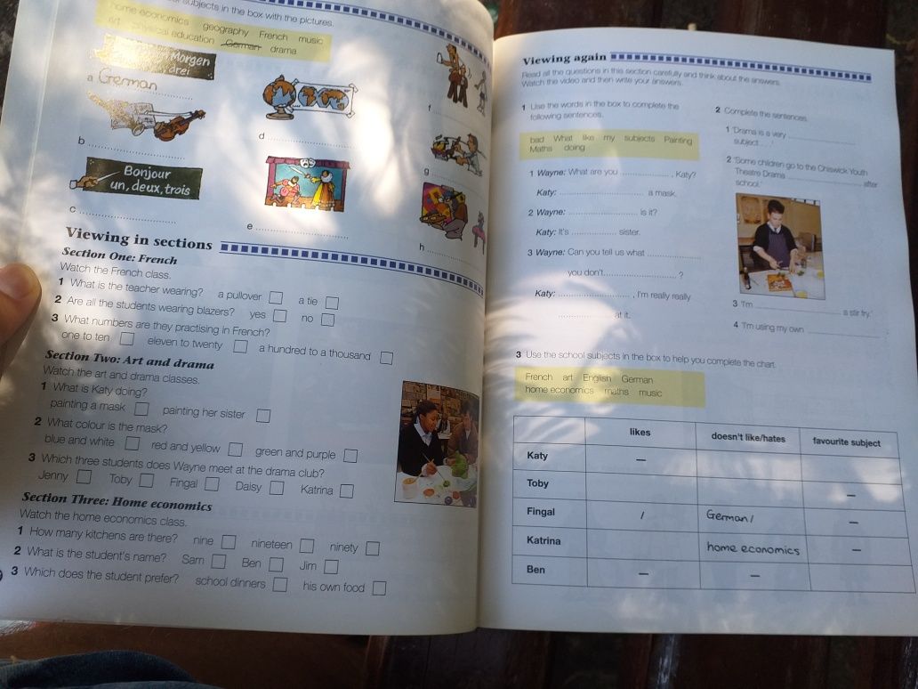 Video generation Activity book за втори език английски