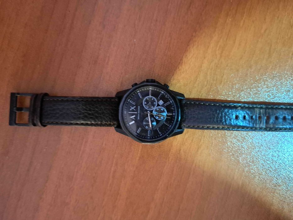 Часовник Armani Exchange-Кожена каишка