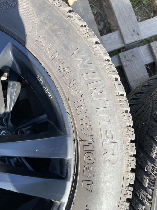 Комплект гуми 235/55/17 MS и джанти 5х108 Ford, Jaguar, Peugeot, Opel