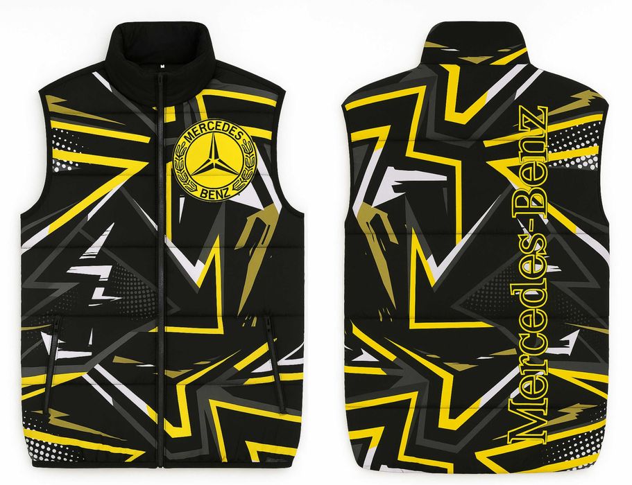 Мъжки елек MERCEDES / МЕРЦЕДЕС сюблимация размери от L до 5XL