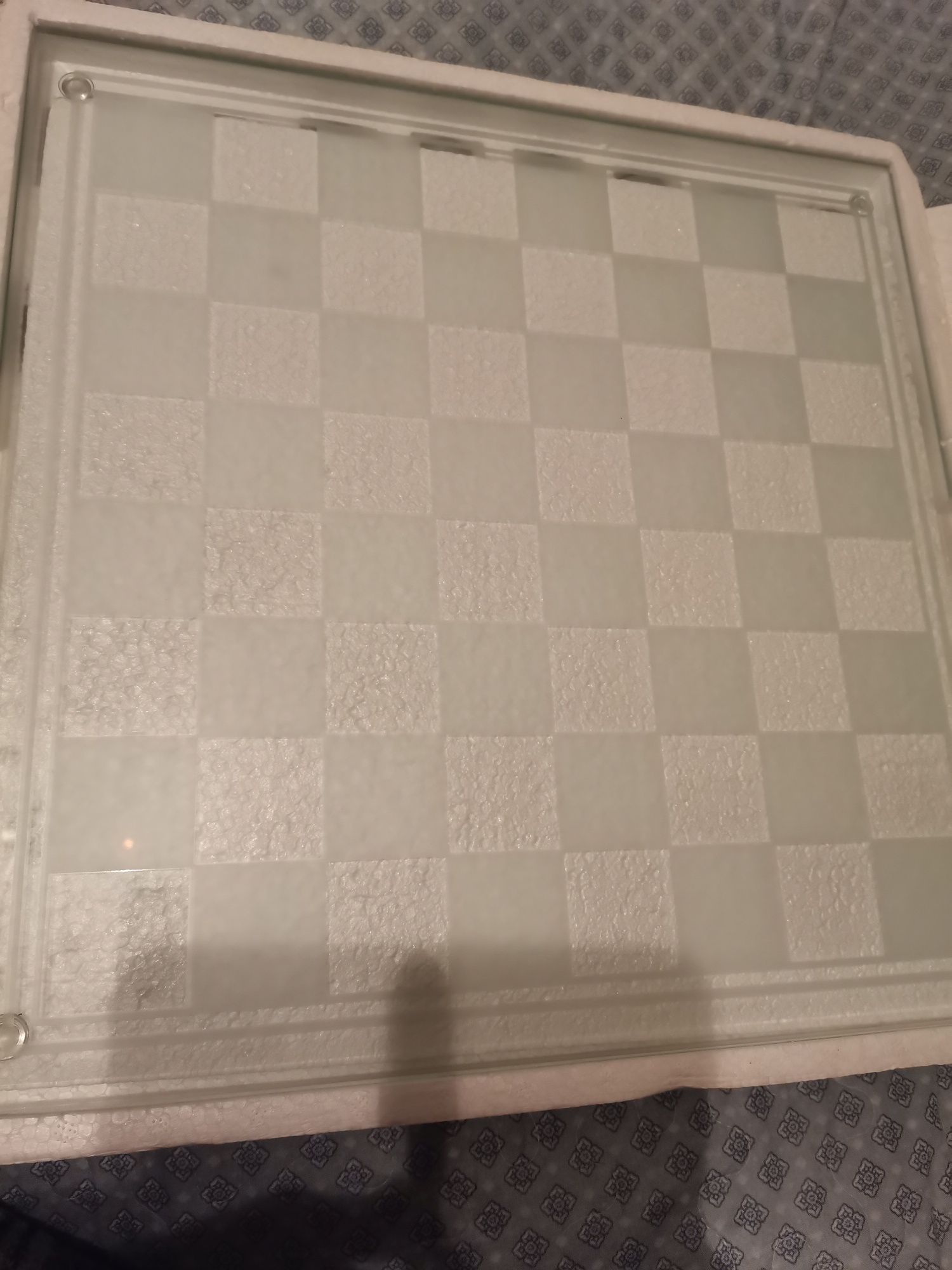 Стъклен шах / Glass chess set