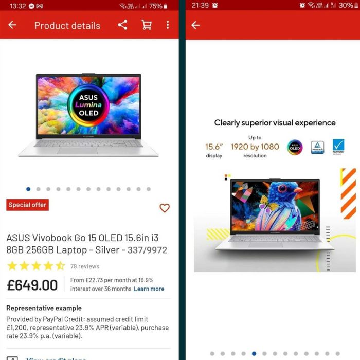 ASUS Vivobook Go 15 OLED - Impecabil