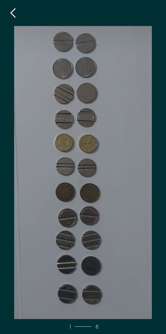 Fise,jetoane,coins,, token pentru jocuri, spălătorii