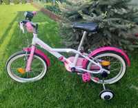Bicicleta B-Twin fete 4-7 ani impecabilă, cu roți ajutătoare