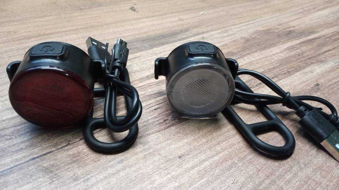 Комплект USB LED предна и задна светлина