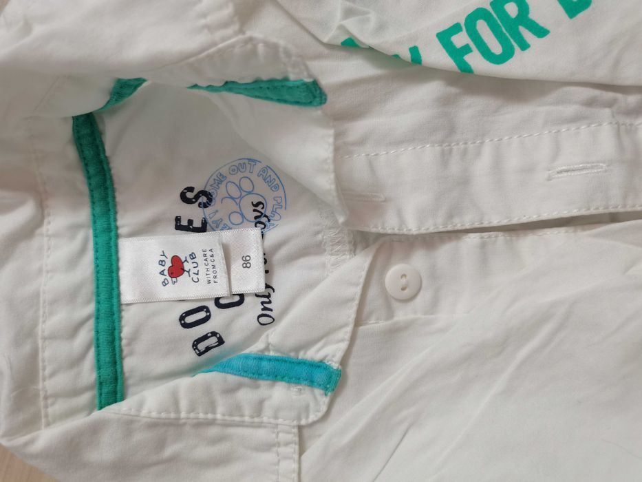 Set 3 cămăși + pantaloni stofa vârsta 2 ani