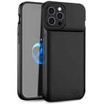 Husa cu Baterie Compatibila iPhone 12/13 Pro Max-4800 mAh Black