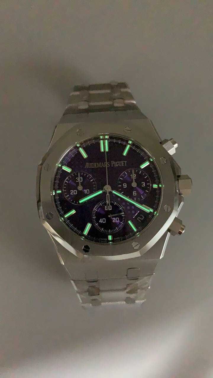 audemars piguet royal oak сребрист / лилав циферблат