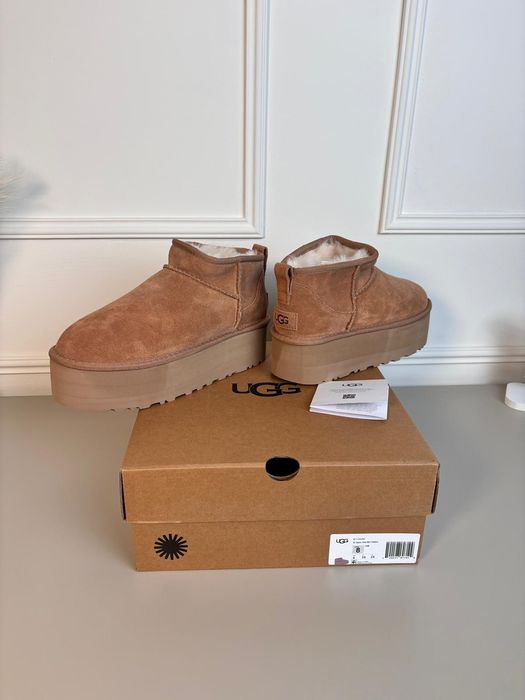 UGG Ultra Mini Platform Chestnut 39