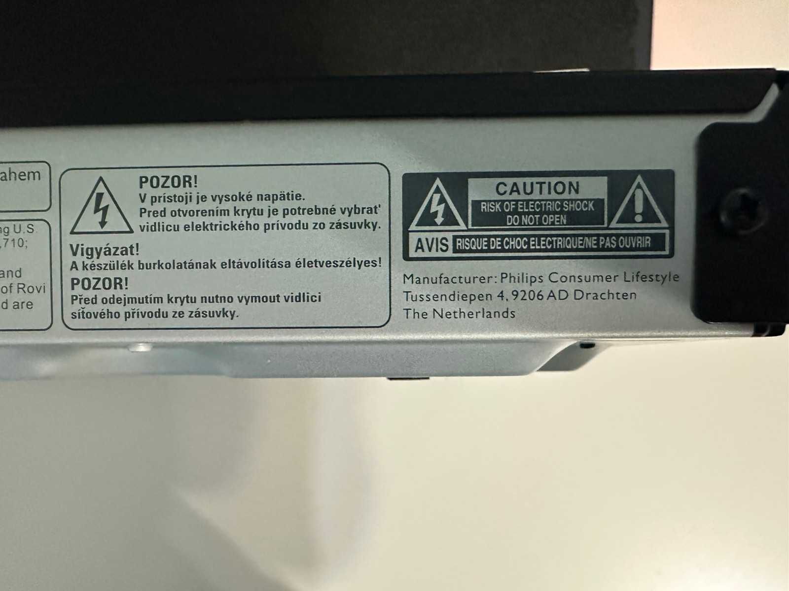 DVD Philips DVP2850 Player, плеър - с USB вход - отлично състояние