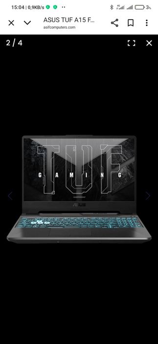 Asus tuf gaming A15 16/512