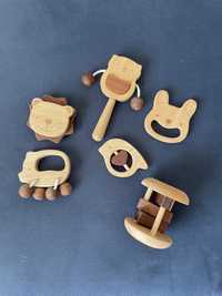 Бебешки дървени играчки