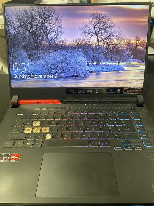 ASUS Rog, AMD Ryzen 9 5900HX, 16GB ram, 512GB SSD, AMD RX6800M, #33662