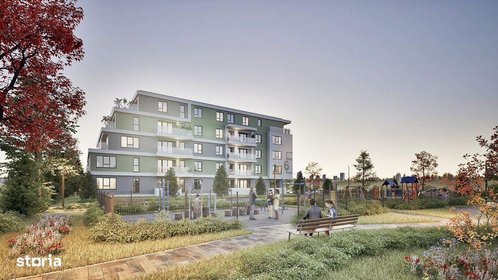 Apartament 4 camere cu  terasa si balcon, spatii verzi si loc de joaca