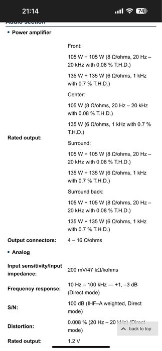 Denon avr-x3300 plus o boxa denon bonus