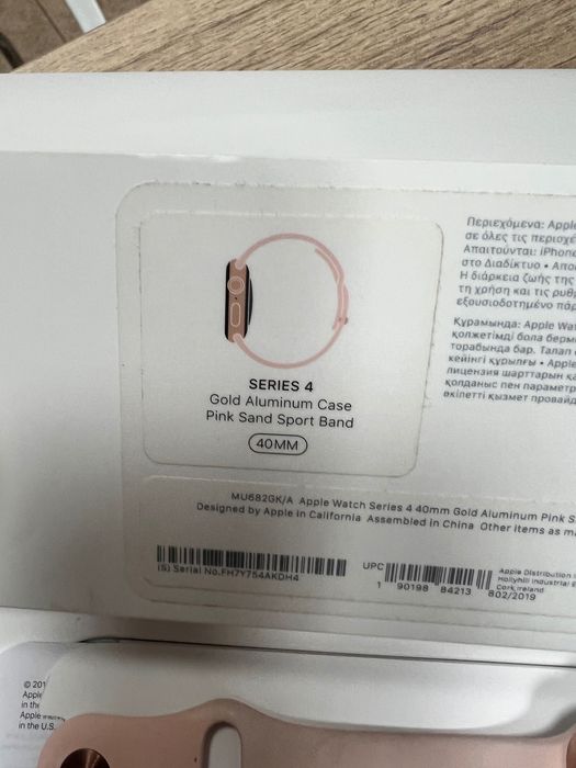 Apple Watchseries4 40mm pink