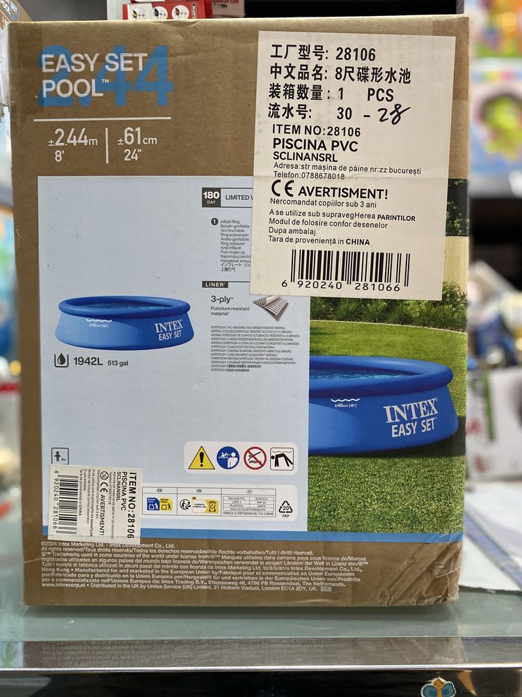 Piscina gonflabila Intex