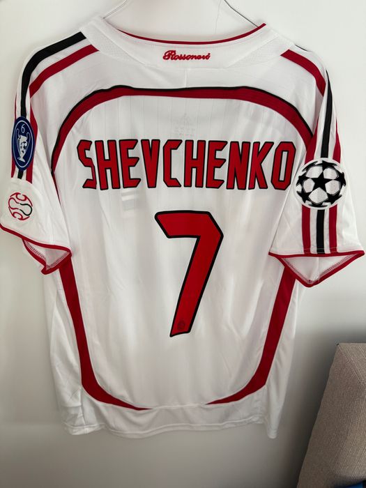 Tricou Shevchenko Milan 2007 finala champions league fotbal
