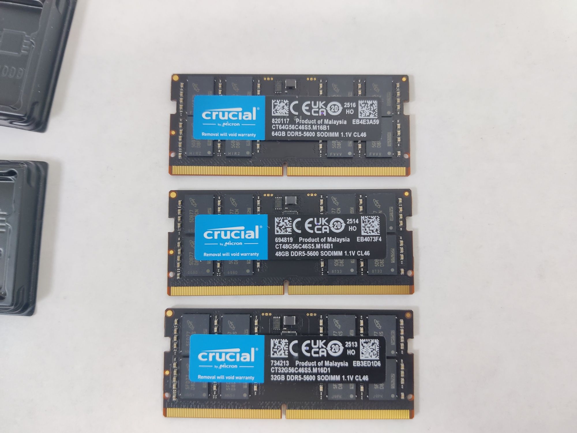 32GB DDR5-5600/48GB DDR5/64GB DDR5 для Ноутбука оперативная память ОЗУ