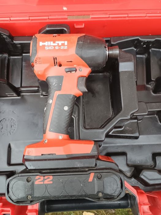 Filetanta cu impact pt biti hilti sid6 22 nuron. Baterie 4 ah și cutie