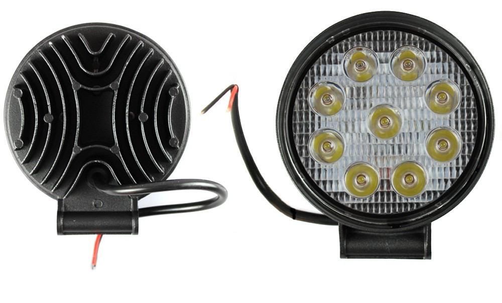 Proiector LED auto offroad 27W 10-30V pentru ATV, 4x4, SUV, Flood Beam