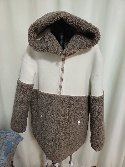 Двусторонняя дубленка 46-48рр