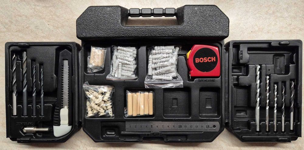 2xMașină de găurit/înșurubat BOSCH PSR 12