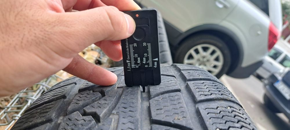 Jante aliaj opel cu cauciucuri iarna 205 55 r16