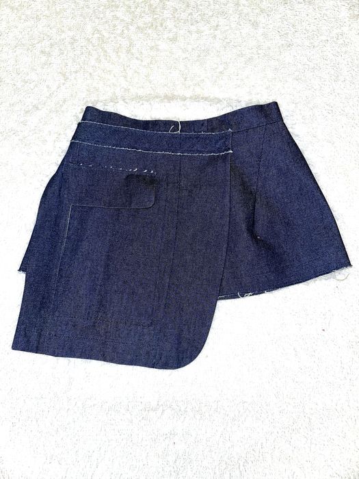 Джинсовая баска Nera Wenera, S, темно-синий, хлопок