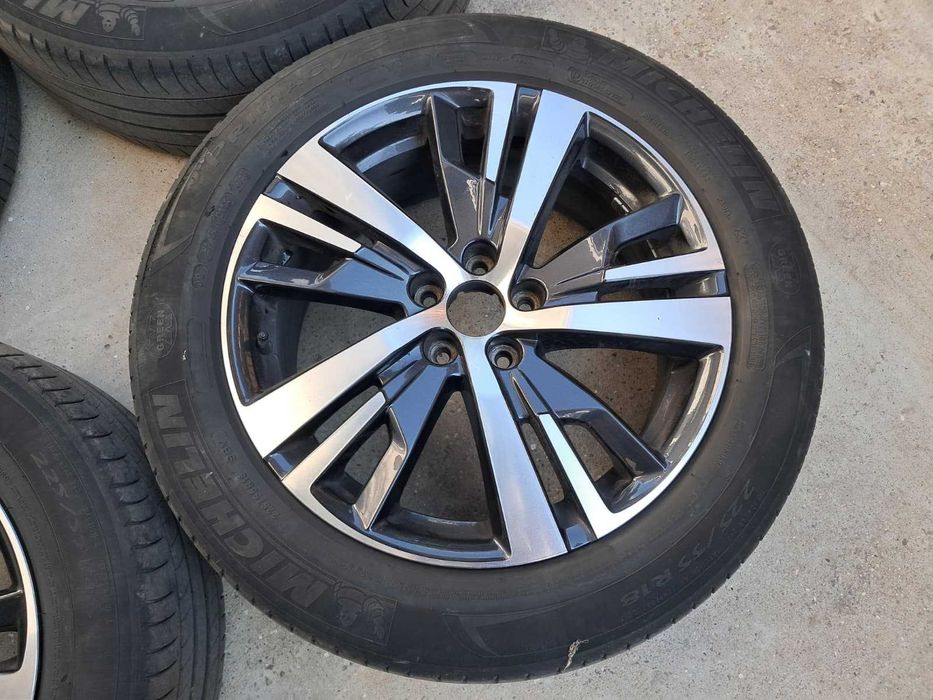 Set roti Peugeot Citroen anvelope vara Michelin 225/55 R18/jante Aliaj