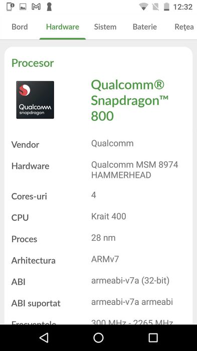 Telefon LG Google Nexus 5, Android 6