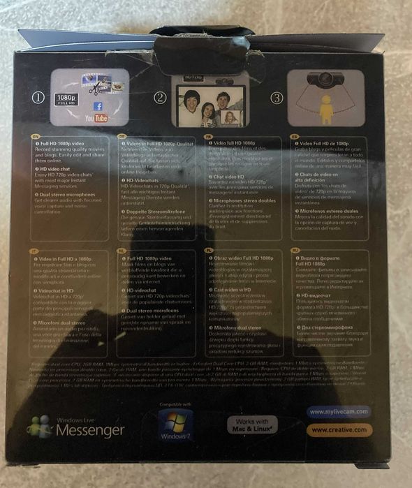 Уеб камера Creative Live! Cam Socialize HD 1080