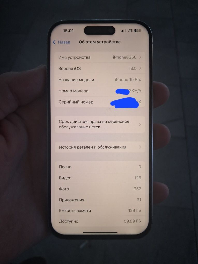 IPhone 15pro 128gb