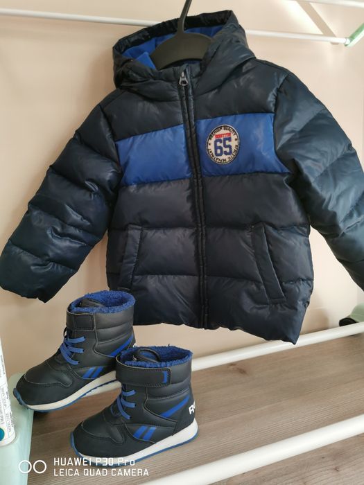 Детско яке Beneton и ботушки adidas за 1-2 г 3г