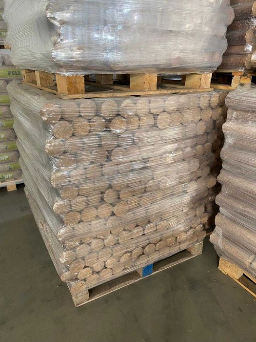 Bricheți din Rumeguș fag si stejar RUF/Cilindrice