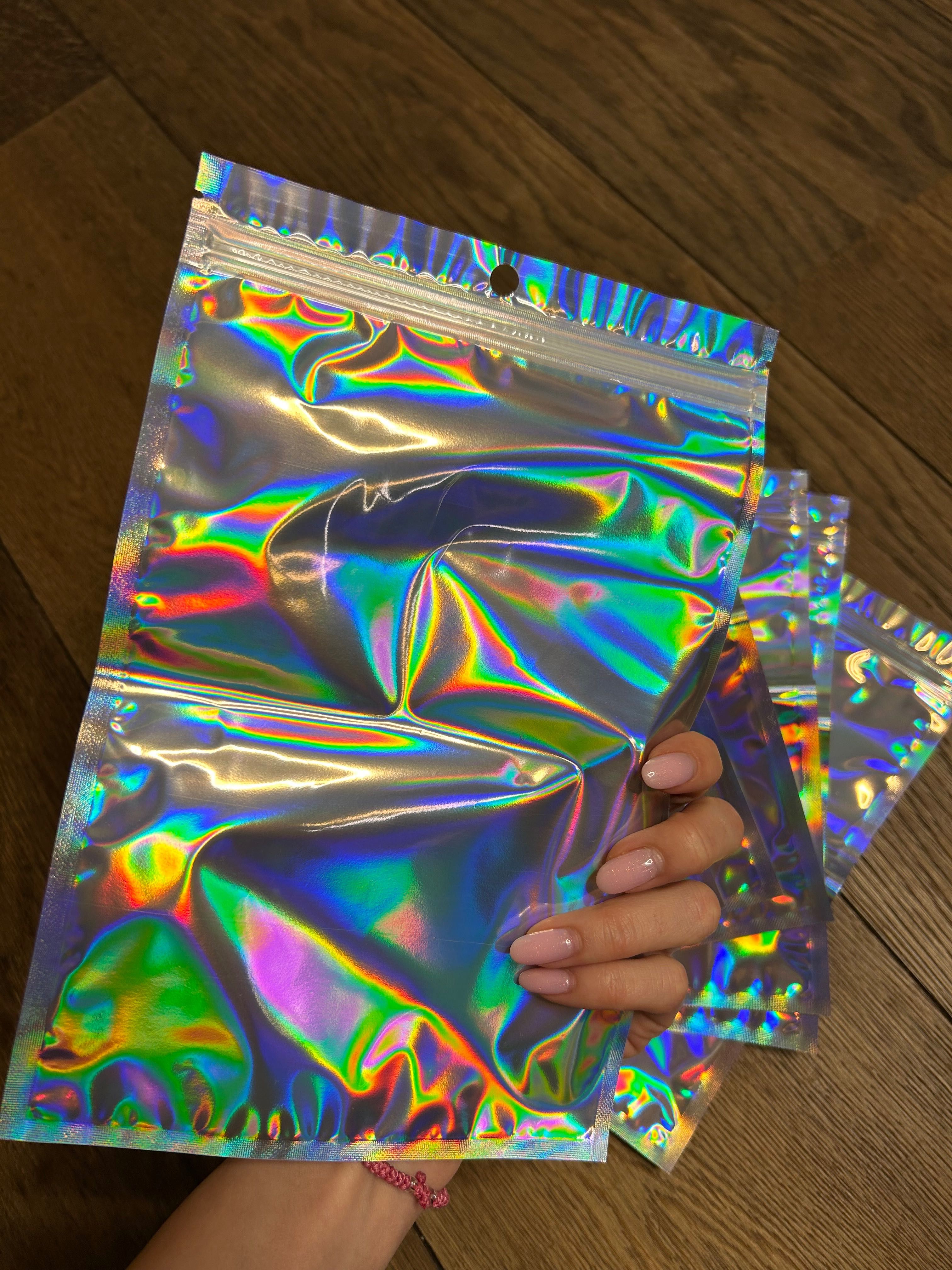 Холограмни пликчета със ziplock закопчаване 16*24 см - 10 бр.