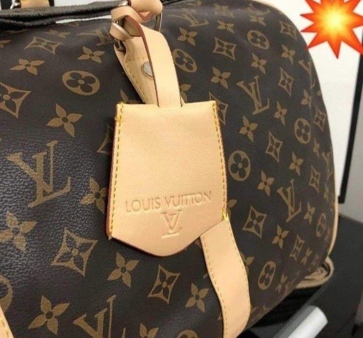 Genti vocal unisex Louis Vuitton, saculet, etichetă