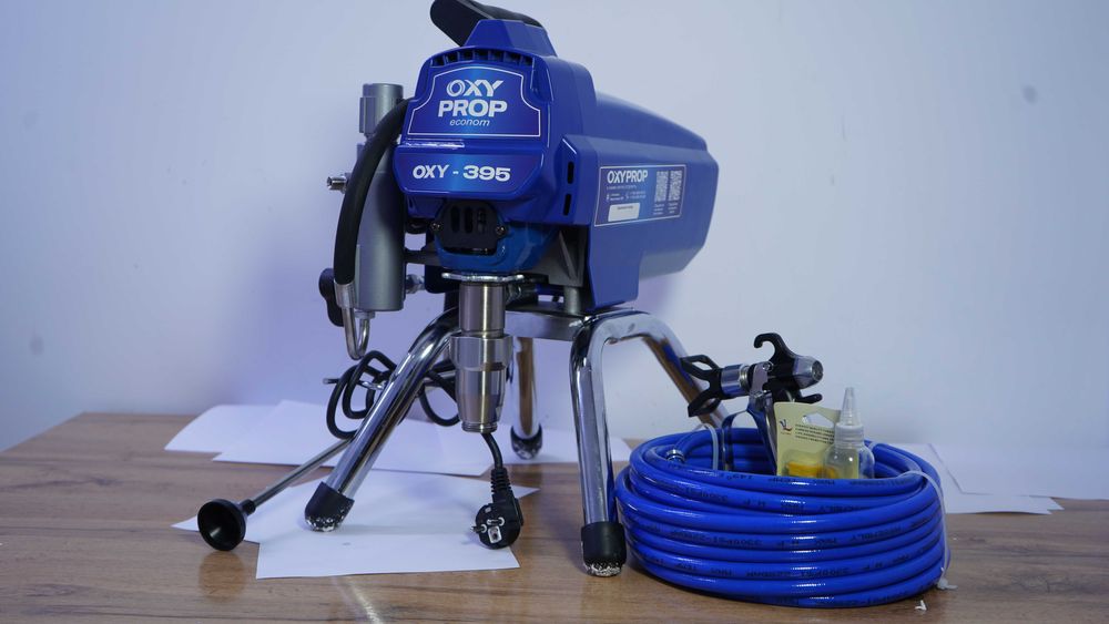 Oxyprop 395 безвоздушный распылитель окрасочный аппарат краскопульт
