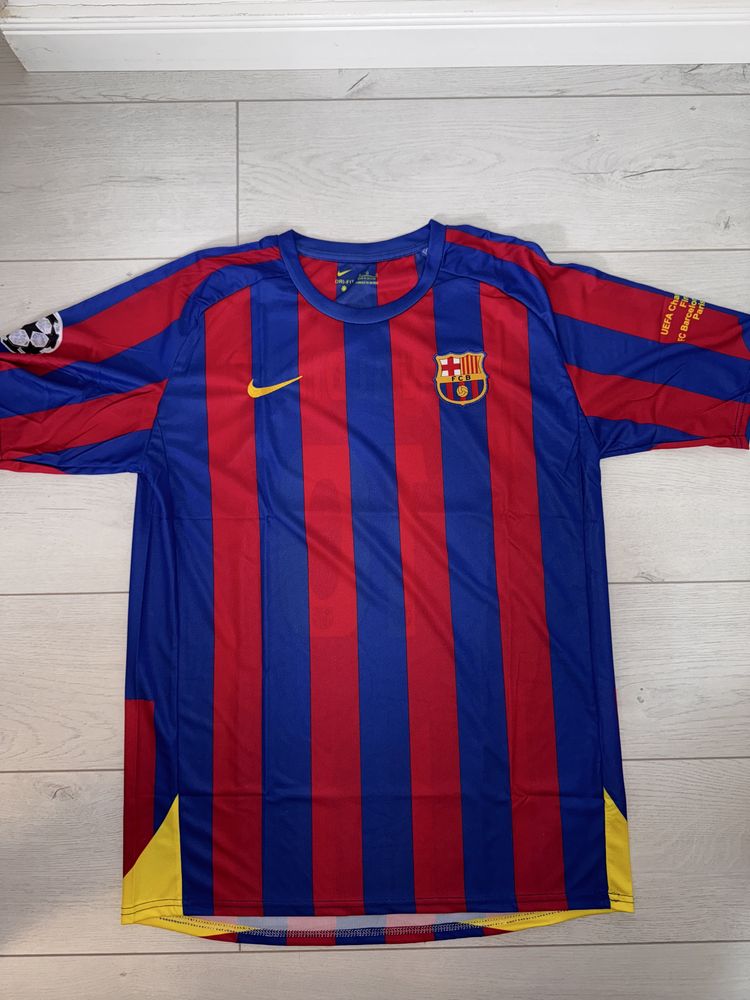 Tricou Barcelona  XL Nike Fotbal Ronaldinho