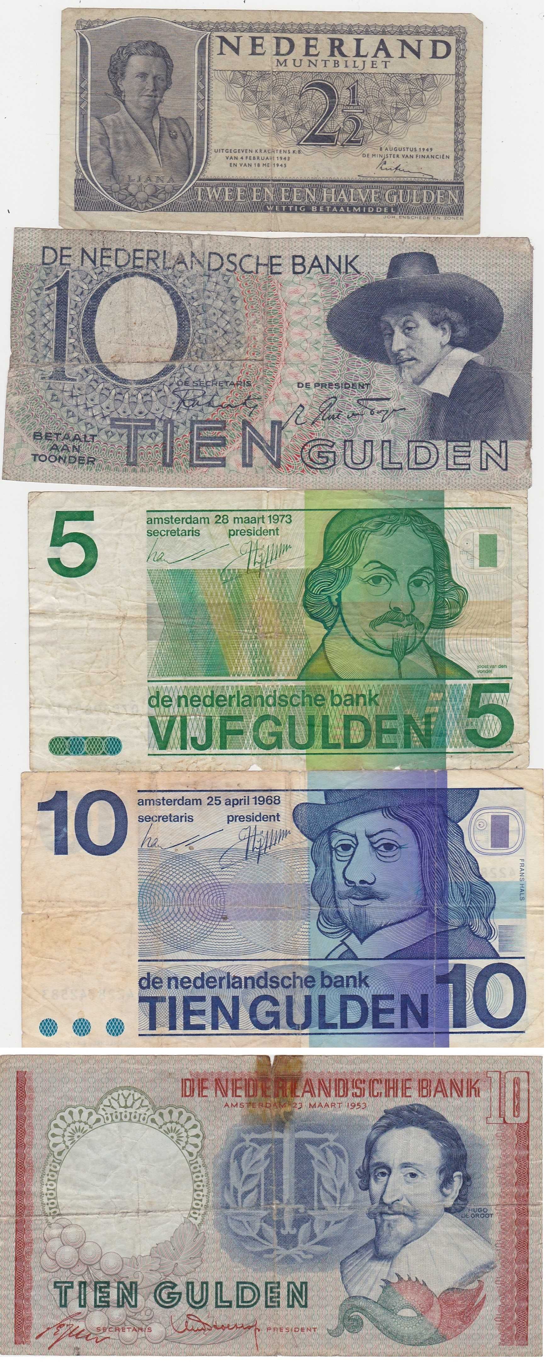 Lot 5 bancnote Olanda