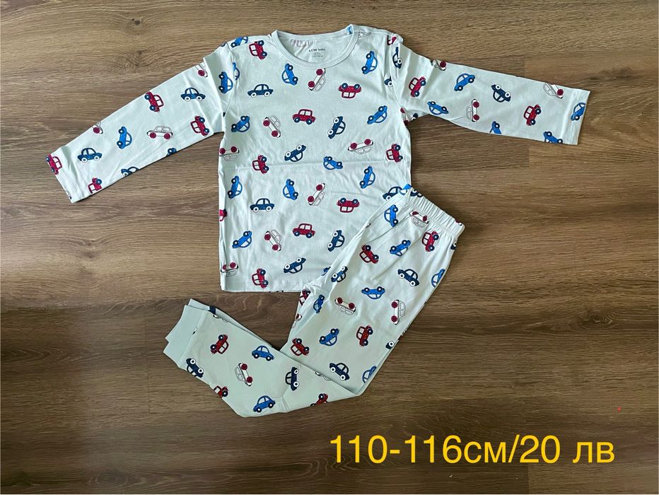 Нови пижами, блузи и панталони, 104,110,116 см
