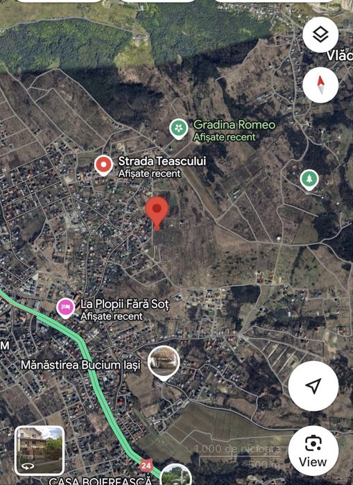 Iasi Bucium - Str. Teascului, teren de vanzare 1266 mp