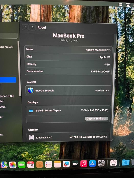 13" M1 MacBook Pro A2338 (2020) - Бат.150 цикъла