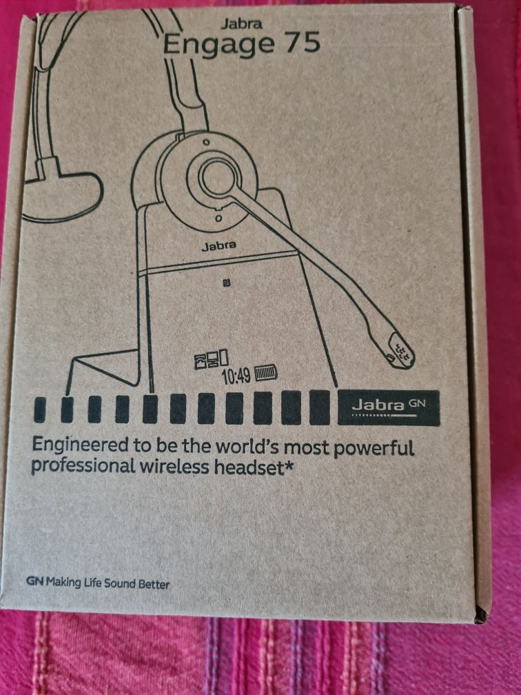 Casti Jabra Headset Engage 75/Wireless/Bluetooth