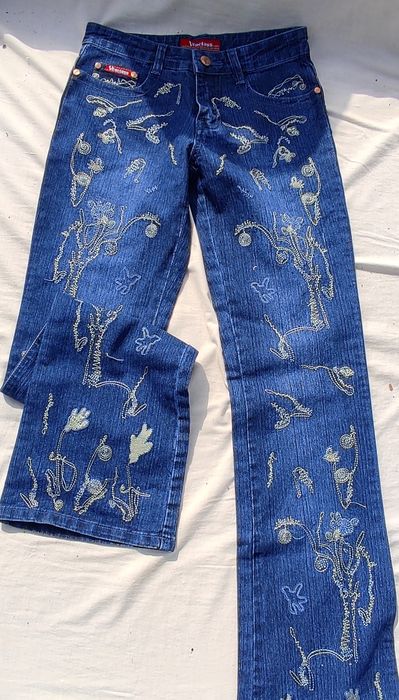 Модные Джинсы с вышивкой