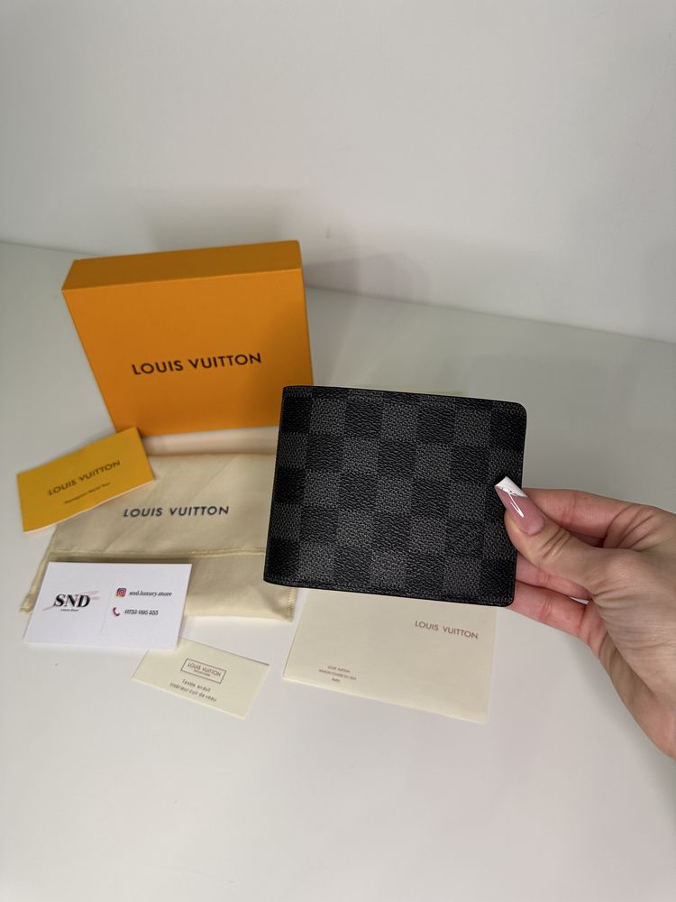 Portofel Louis Vuitton piele canvas 100% cutie inclusă